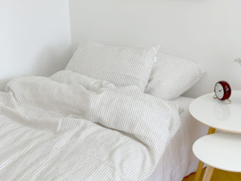Hør sengetøj “Silla” – stribet