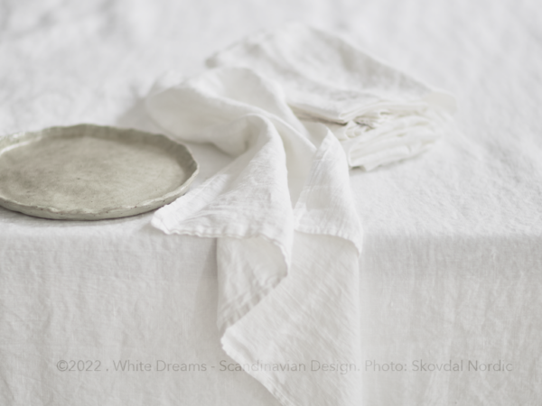 Hør servietter “Segel” 2 stk. – Creme