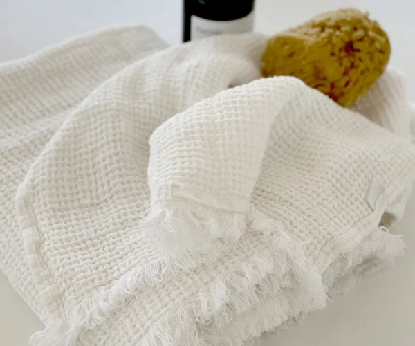 Vaffelvævede håndklæder