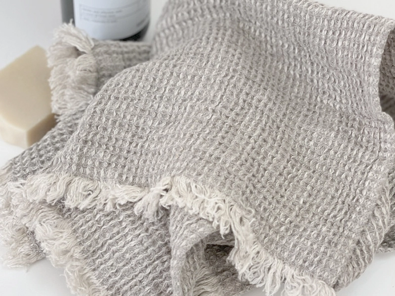 Vaffelvævede håndklæder