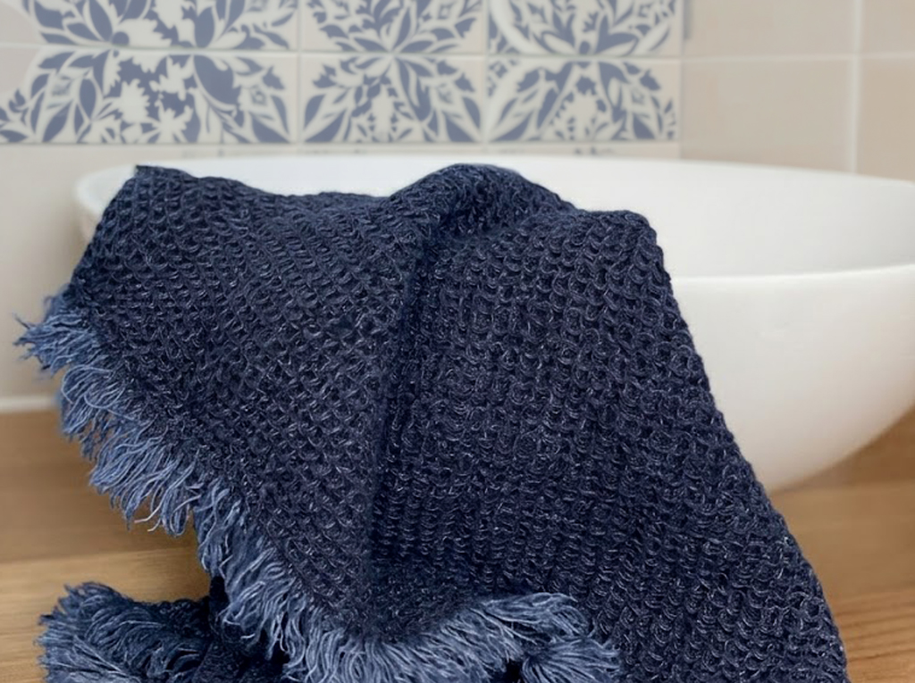 Håndklæder - Vaffelvævede 100% hør - Billede 3