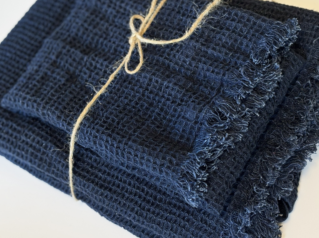 Håndklæder - Vaffelvævede 100% hør - Billede 2