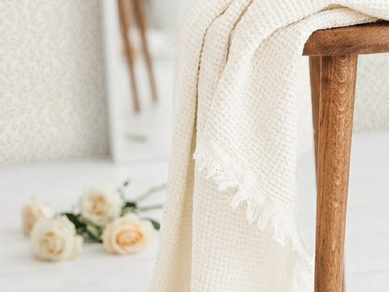 Håndklæder - Vaffelvævede 100% hør - Billede 2